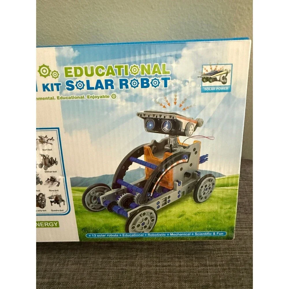 New 13 In 1 Educational Solar Robot Kit  Stem Toy